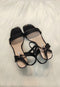 Stone Embellished Block Heel